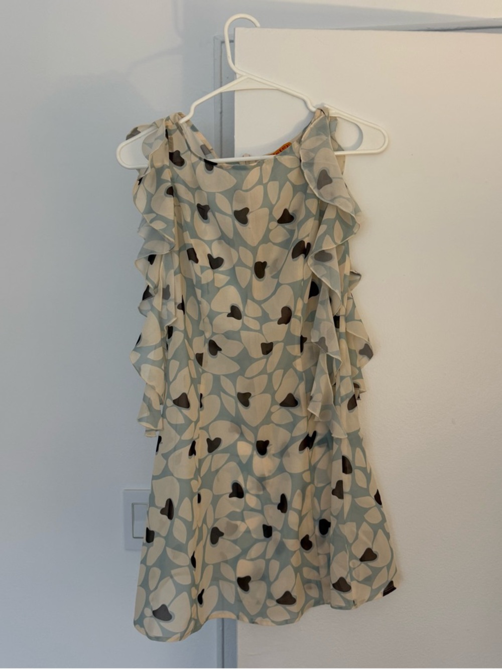 Sheer Sister New York Ruffle Mini Dress